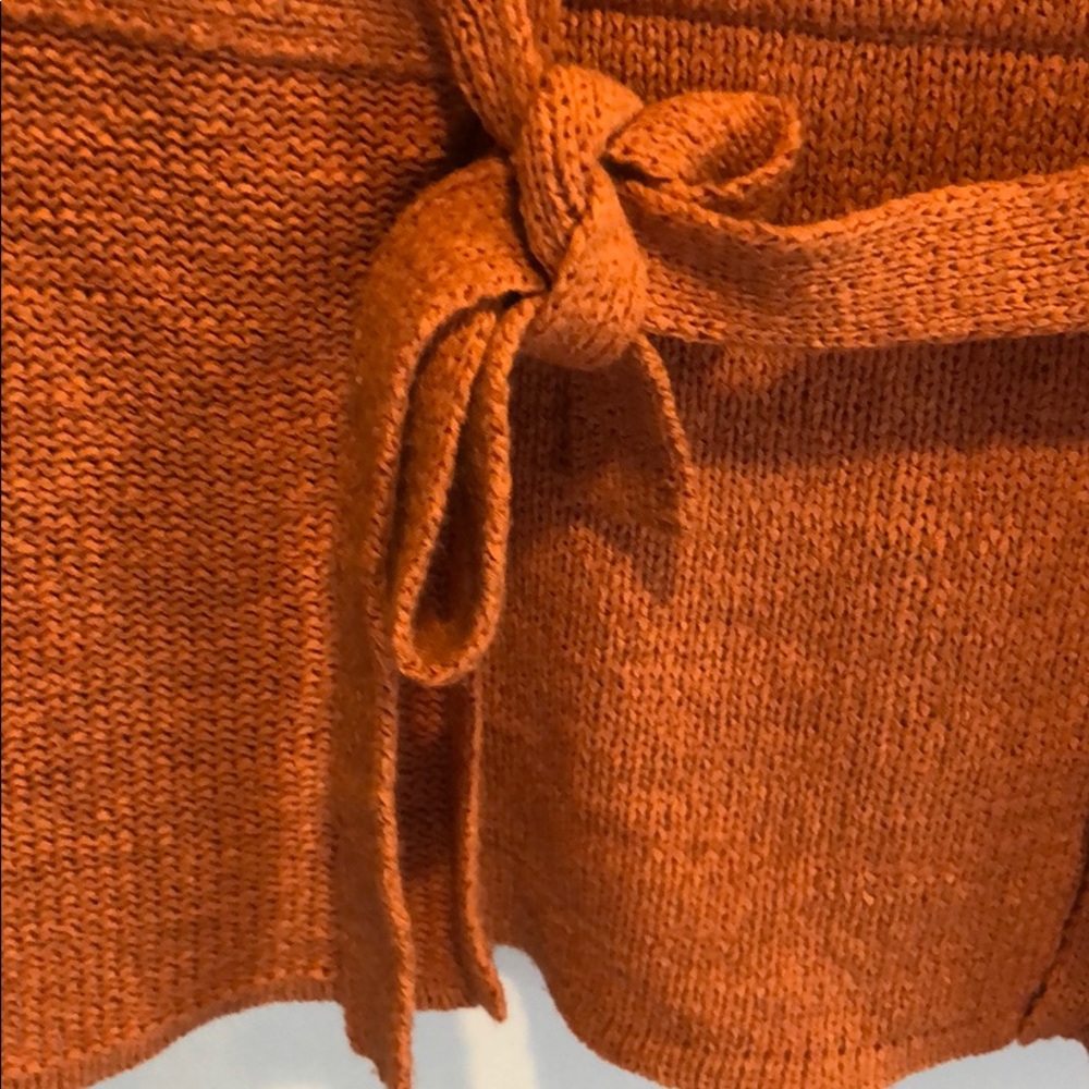 Rust Orange Knit Sweater - Picture 2 of 4
